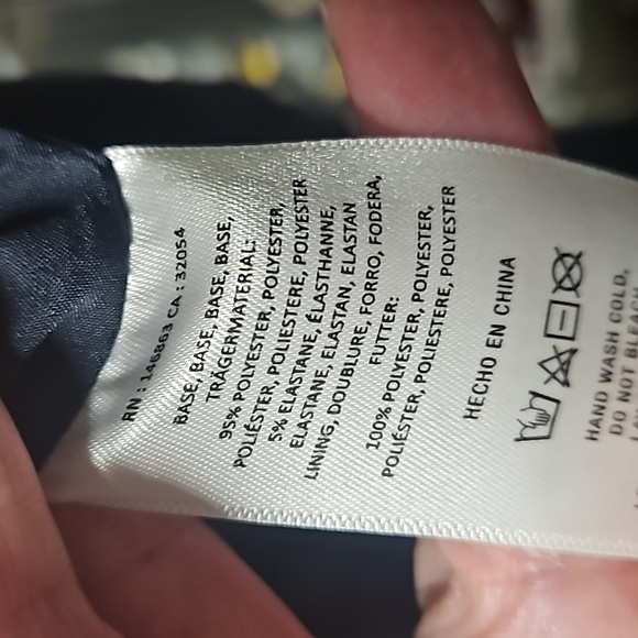 Mare Mare Cut-Out Shift Mini Dress Women Medium Petite New Navy - Picture 4 of 8